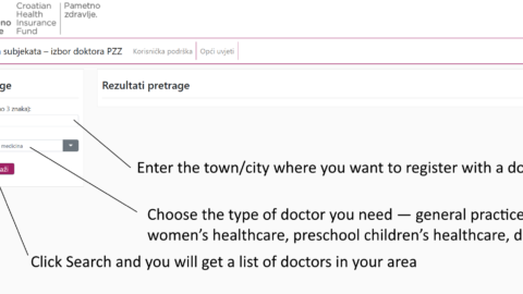 Kako se prijaviti u HZZO i odabrati liječnika u Hrvatskoj